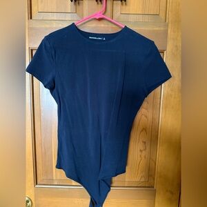 Abercrombie & Fitch Dark Blue Short Sleeve Tee
